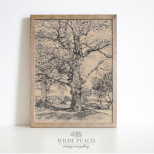 Wayside Inn Oaks in lenteik Poster