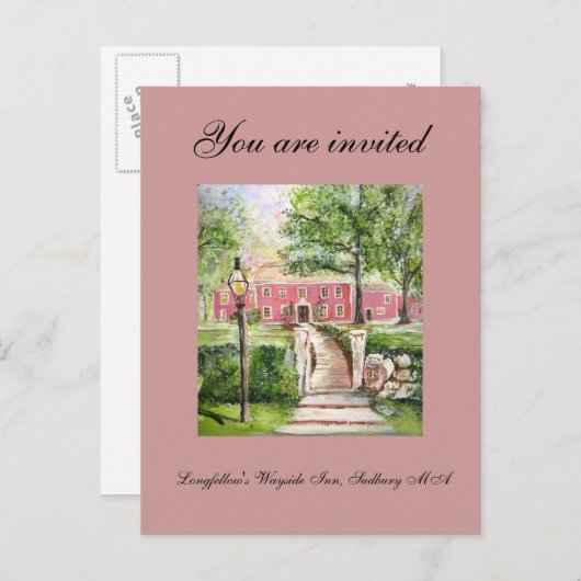 Wayside Inn - Uitnodiging van Longmeens (Voorkant / Achterkant)