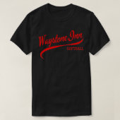 Waystone in Softball Parody Design Kingkiller Chr T-shirt (Design voorkant)