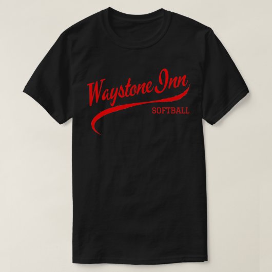 Waystone in Softball Parody Design Kingkiller Chr T-shirt (Design voorkant)