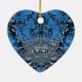 Waythorne Robin Victoriaans Keramisch Ornament (Achterkant)