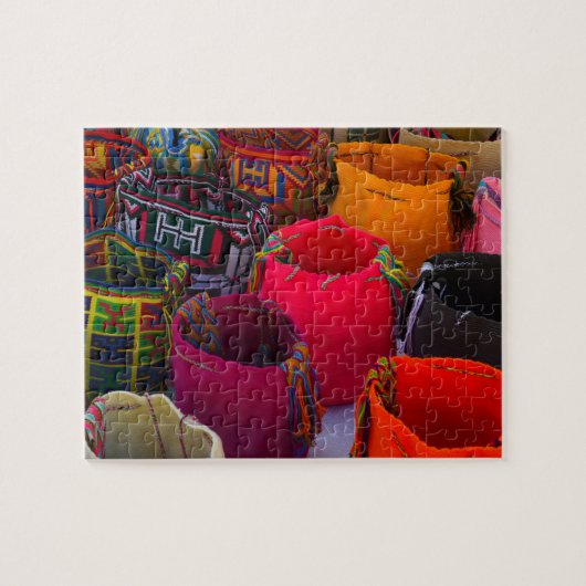 Wayuu mochilas-tassen, te koop in Colombia Legpuzzel (Horizontaal)
