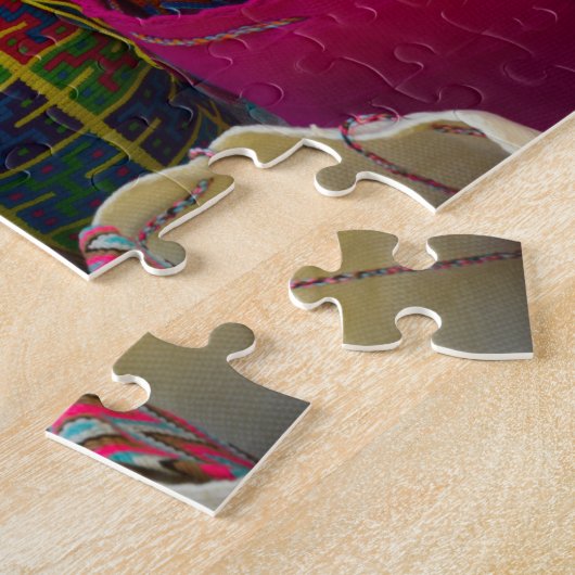 Wayuu mochilas-tassen, te koop in Colombia Legpuzzel (Zijkant)