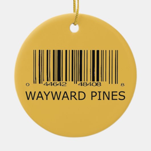 Wayward Pines ingezeten Keramisch Ornament (Voorkant)