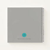 Wayward Thoughts, dagboek met foto van het uitzich Notitieboek (Achterkant)