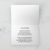 Wayward Thoughts, een gedicht van wonderen Kaart (Binnen)