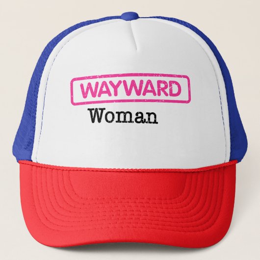 Wayward Vrouw Trucker Hoed Pet (Voorkant)