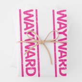 Wayward Wrapping Paper Sheet (In situ)