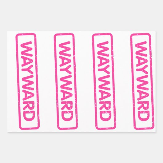 Wayward Wrapping Paper Sheet (Voorkant)