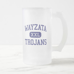 Wayzata - Trojans - High - Minneapolis Minnesota Matglas Bierpul
