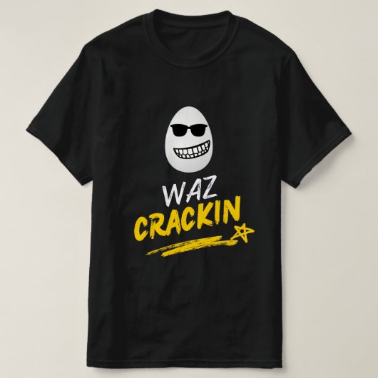 Waz Crackin Mannen T-Shirt (Design voorkant)