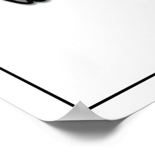 waza en weglopen poster (Hoek)