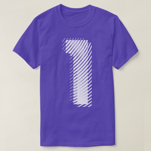 Wazig 1 in wit t-shirt (Design voorkant)