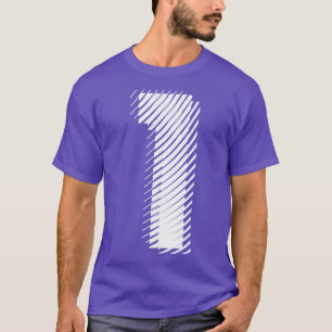 Wazig 1 in wit t-shirt