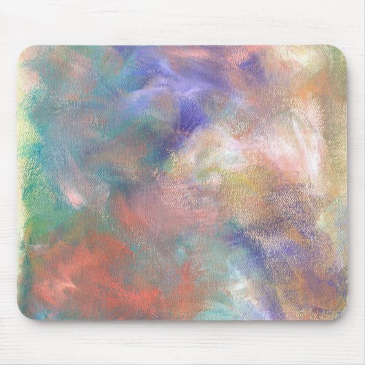 Wazig Abstract verfpatroon Muismat (Voorkant)