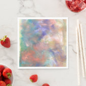 Wazig Abstract verfpatroon Servet (Insitu)