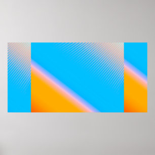 wazig afbeelding met verloopkleuren in abstract poster