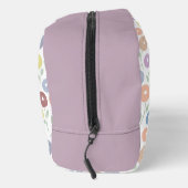 Wazig Bloemmotief Pastels op Wit Toilettasje (Rechts)