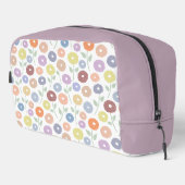Wazig Bloemmotief Pastels op Wit Toilettasje (Rechterhoek)