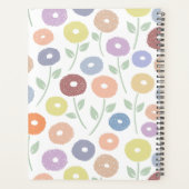 Wazig Bloemmotief Pastels Planner (Achterkant)