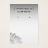 Wazig Grijs Achtergrond Sieraden Display kaart (Voorkant)