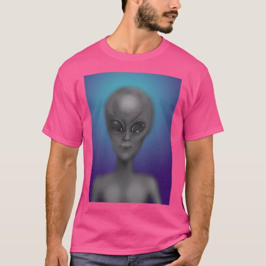 wazig grijs t-shirt (Voorkant)
