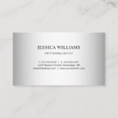 Wazig Grijze Achtergrond Wazig Gerbera Bloem Visitekaartje (Achterkant)