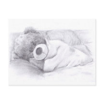 wazig, slaperig teddybeer