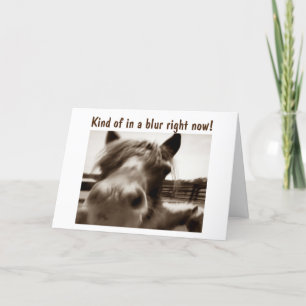 WAZIG ZIEN OMDAT **IK JE MIS** ARME EZEL KAART