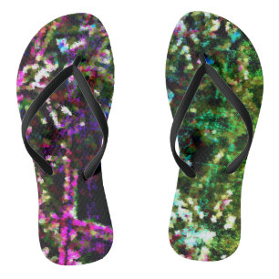 Wazige chaos teenslippers