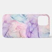 Wazige etherische pastel waterverf inktzachte fant Case-Mate iPhone case (Achterkant (horizontaal))