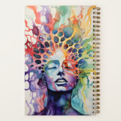 Wazige Grenzen Aangepaste naam Notitieboek (Achterkant)