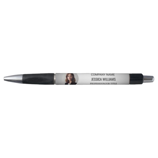 Wazige grijze achtergrond aangepaste foto pen (Voorkant)
