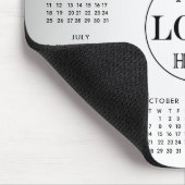 Wazige Grijze Achtergrond Aangepaste Logo 2025 Kal Muismat (Hoek)