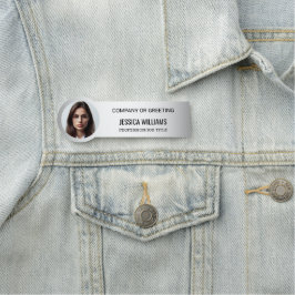 Wazige Grijze Achtergrond Wazig Custom Business Naamplaatje