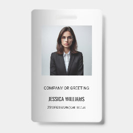 Wazige grijze achtergrond Wazige Gerbera bloem Badge