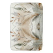 Wazige groene moderne botanische boho-bruiloft badmat (Voorkant Verticaal)