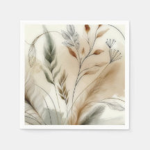 Wazige groene moderne botanische boho-bruiloft