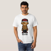 wazige jongen t-shirt (Voorkant volledig)