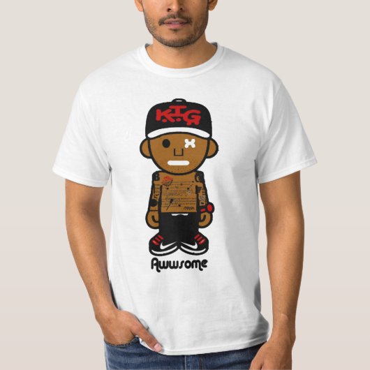 wazige jongen t-shirt (Voorkant)