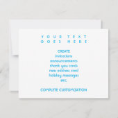 wazige klap kaart (Achterkant)