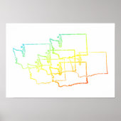 wazige klap poster (Voorkant)