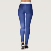 Wazige kleur blauwe legging ontwerp. (Achterkant)