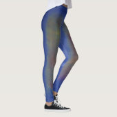 Wazige kleur blauwe legging ontwerp. (Rechts)