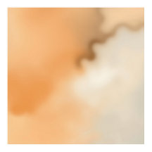 Wazige kunst echo's van warmte