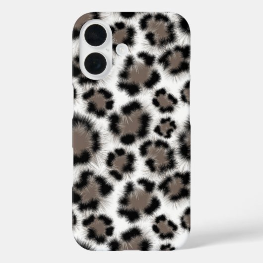 Wazige Luipaardprint – Wilde Chic Hoesje (Achterkant)