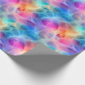 Wazige Regenboog Abstract Cadeaupapier (Hoek)