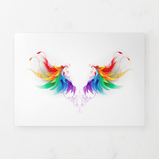 Wazige Regenboogvleugels Drieluik Programma (Cover)
