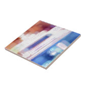 Wazige Stadslichten Abstract Tegeltje (Zijkant)