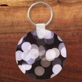 Wazige witte lichten Abstracte Sleutelhanger (Voorkant)